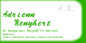 adrienn menyhert business card